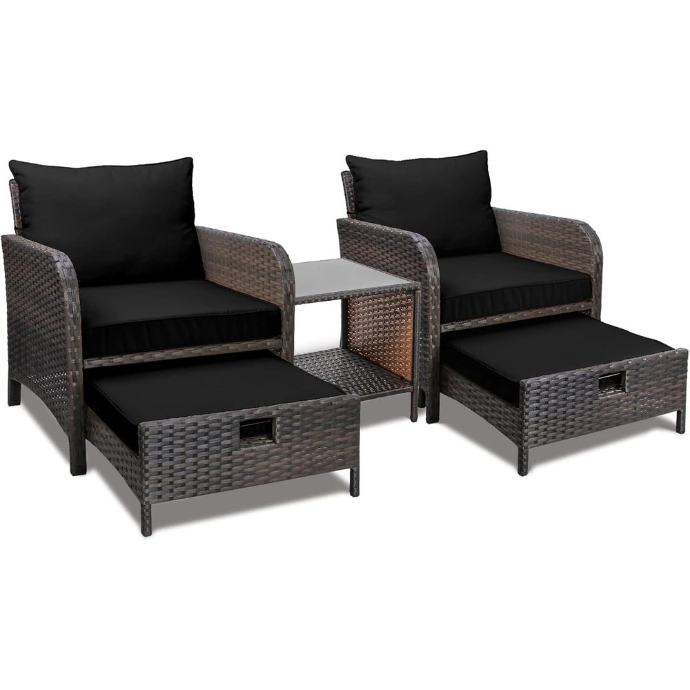 Outdoor Furniture No Cushions - Balcony urniture 5 Piece Patio Contion