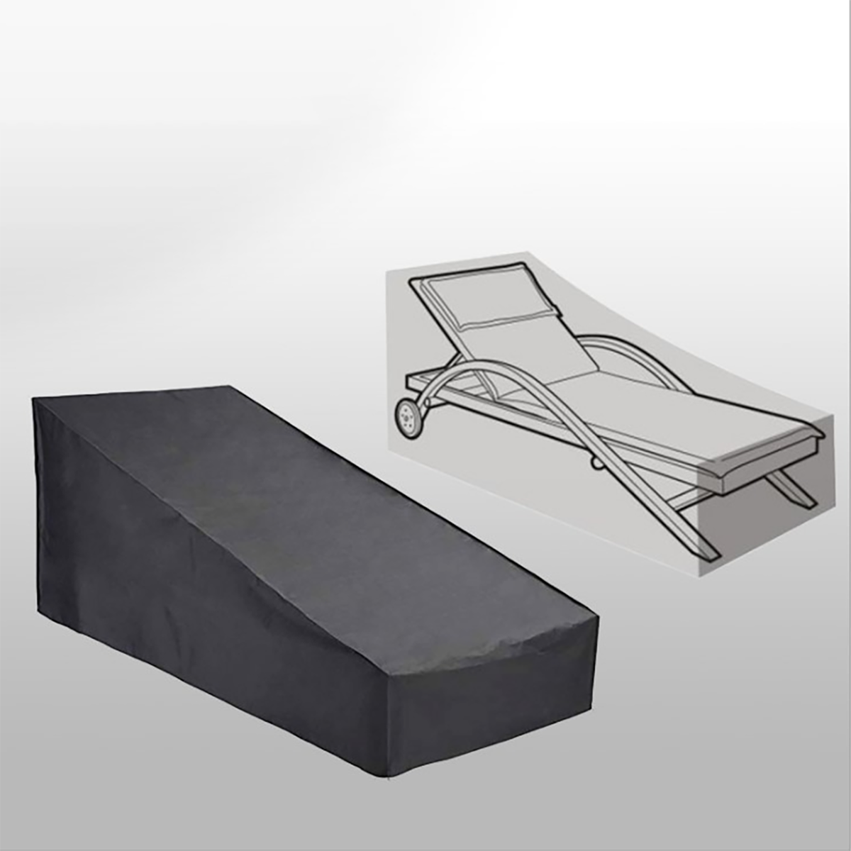 Oxford Fabric Sunlounger Cover - Outdoor Furniture Cover Waterproof review and price