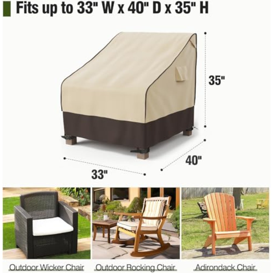 Patio Chair Cover Waterproof,  - Outdoor Furniture Cover Waterproof review and price