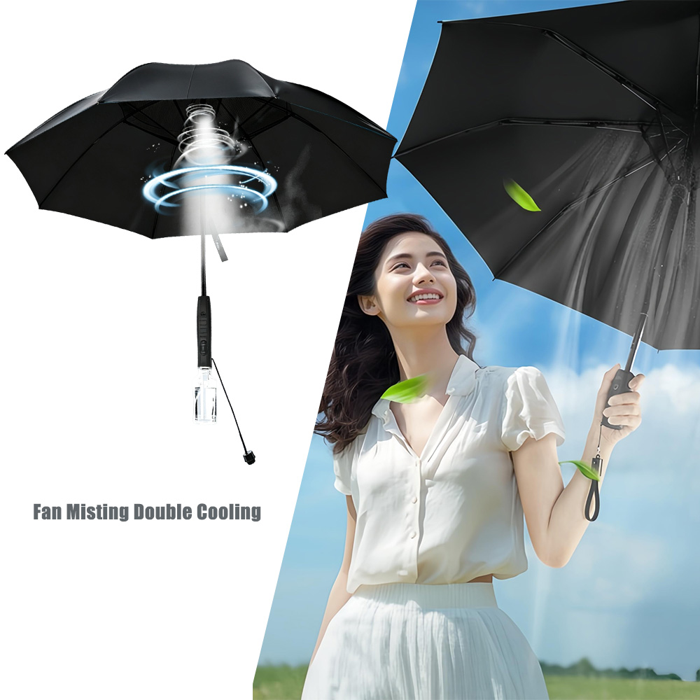 USB Rechargeable Misting Cooli - Parasol Umbrella Large review and price