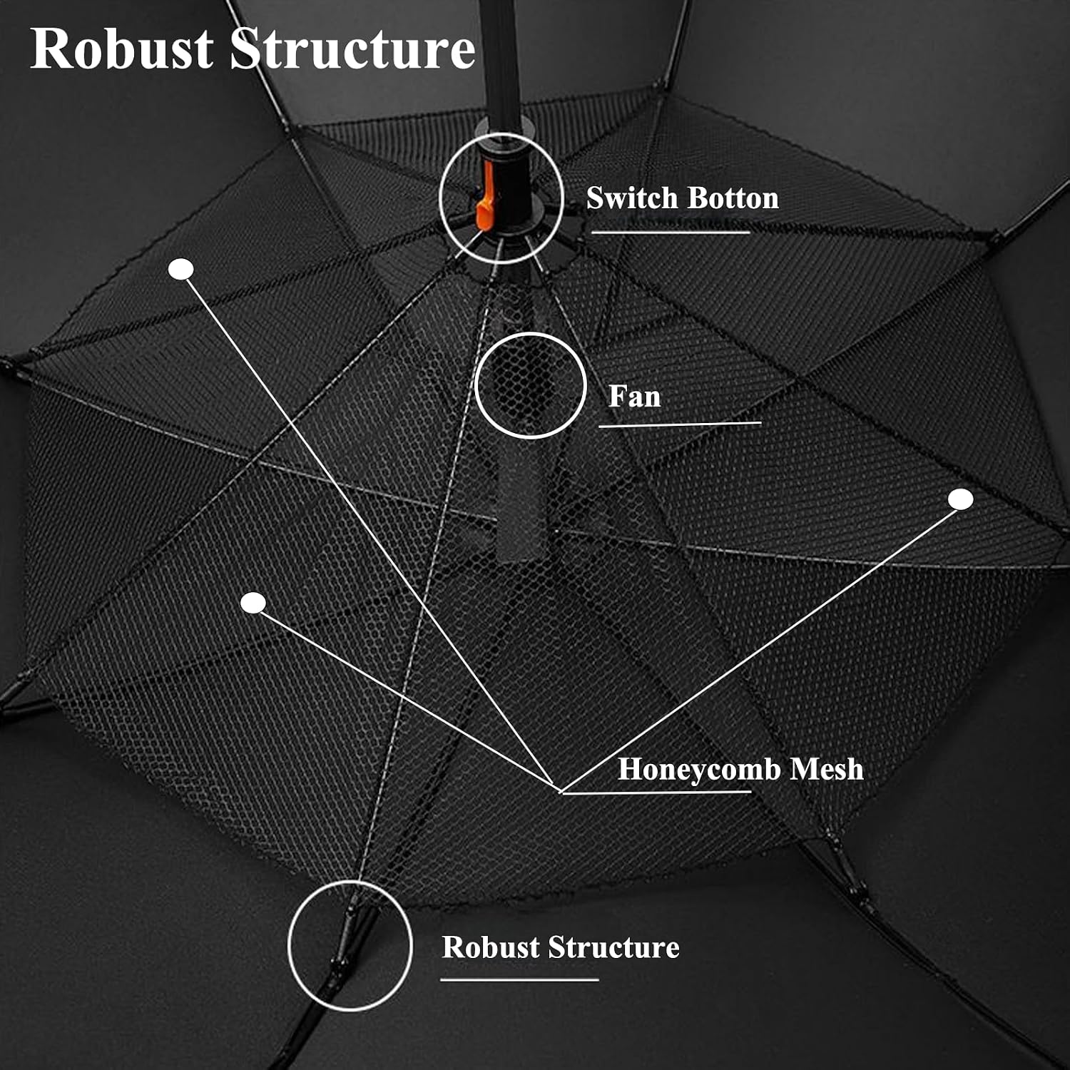 USB Rechargeable Misting Cooli - Parasol Umbrella Large review and price