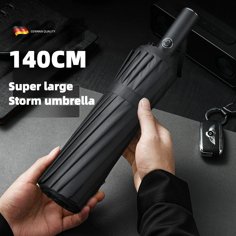 Super Large 140CM Automatic Fo - Parasol Umbrella Large review and price