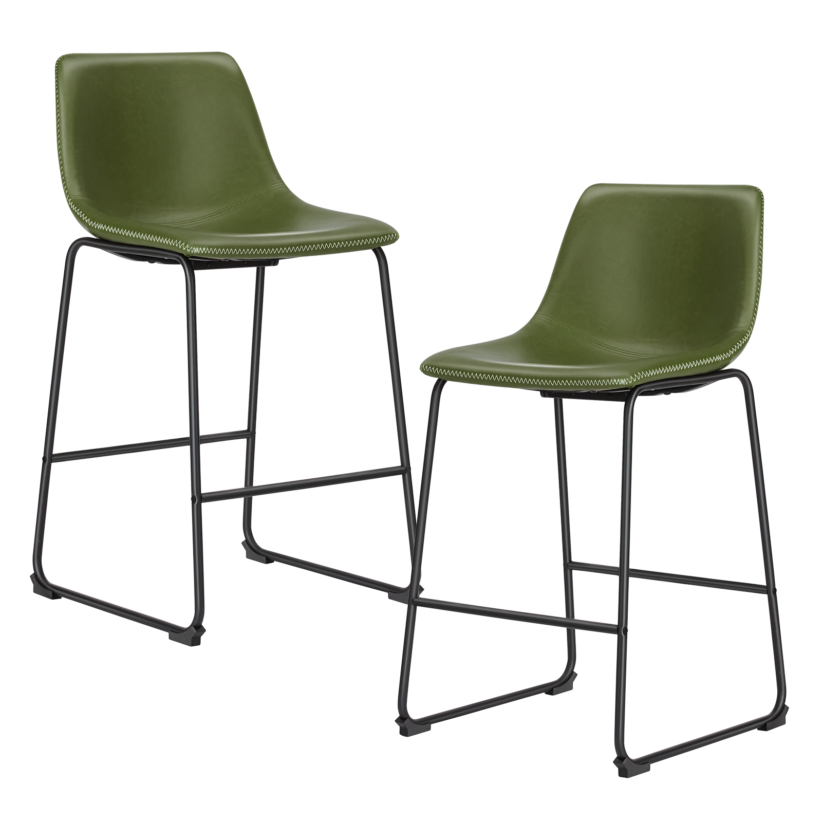 JHK 2 Pack Pu Leather Counter  - Outdoor Furniture No Cushions review and price