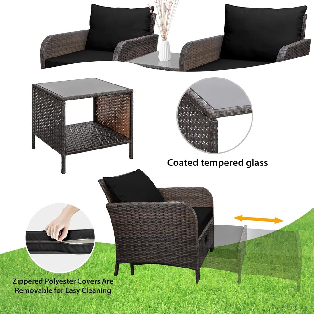 Balcony urniture 5 Piece Patio - Outdoor Furniture No Cushions review and price