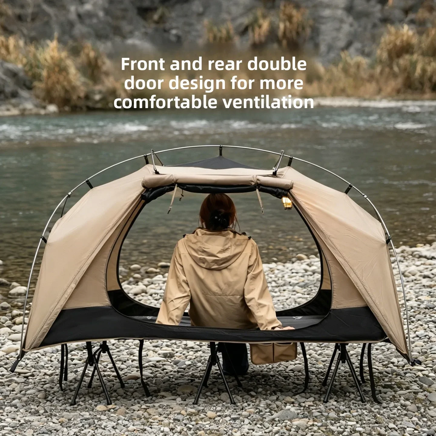 MOUNTAINHIKER Outdoor Camp Bed - Outdoor Furniture Sunbrella review and price