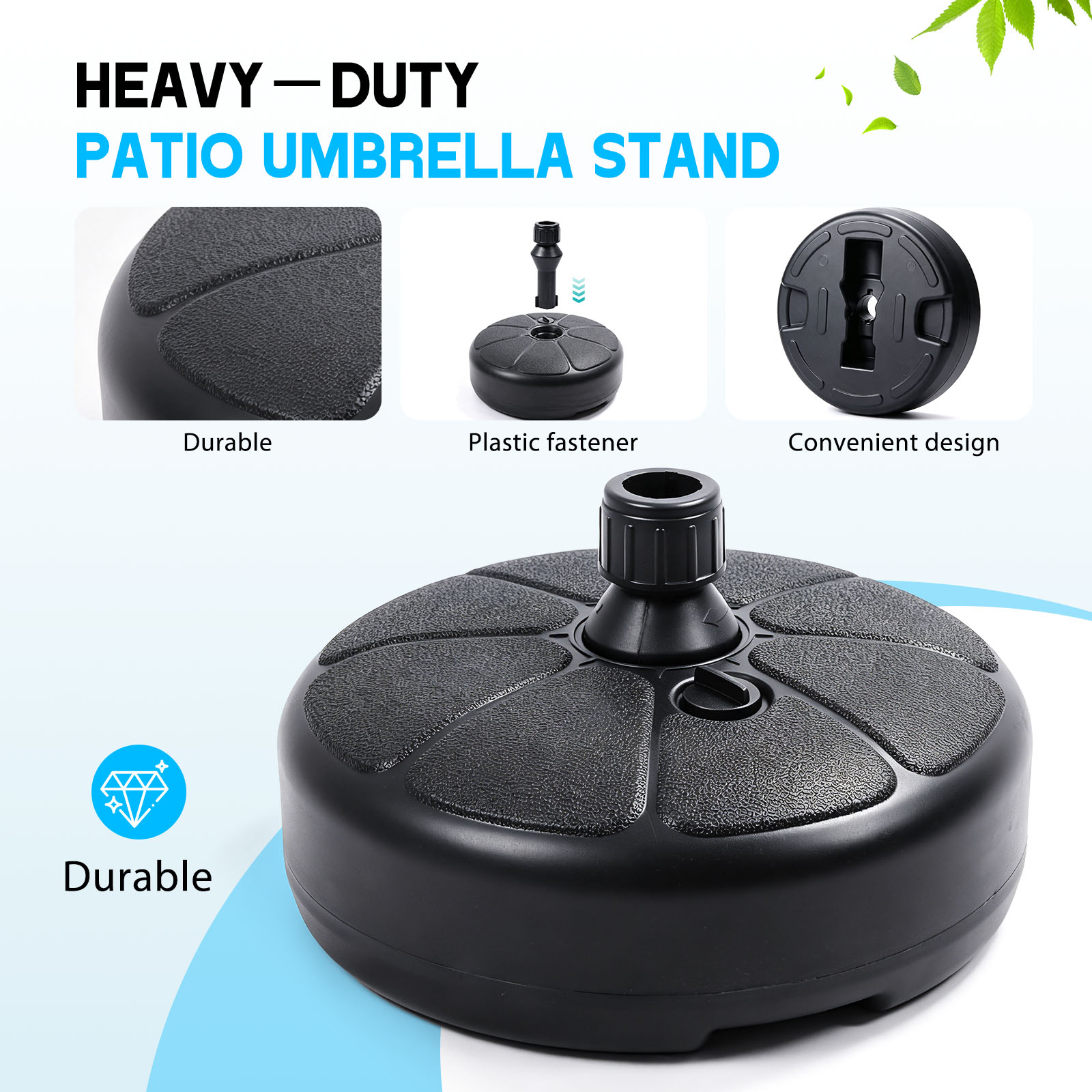 26lbs Fillable Water Sand Umbr - Outdoor Furniture Sunbrella review and price