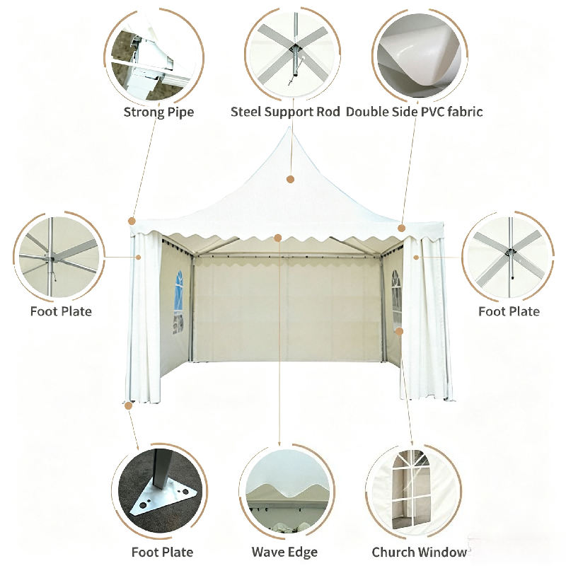 Custom Size Waterproof Pagoda‑ - Outdoor Furniture Exhibition review and price