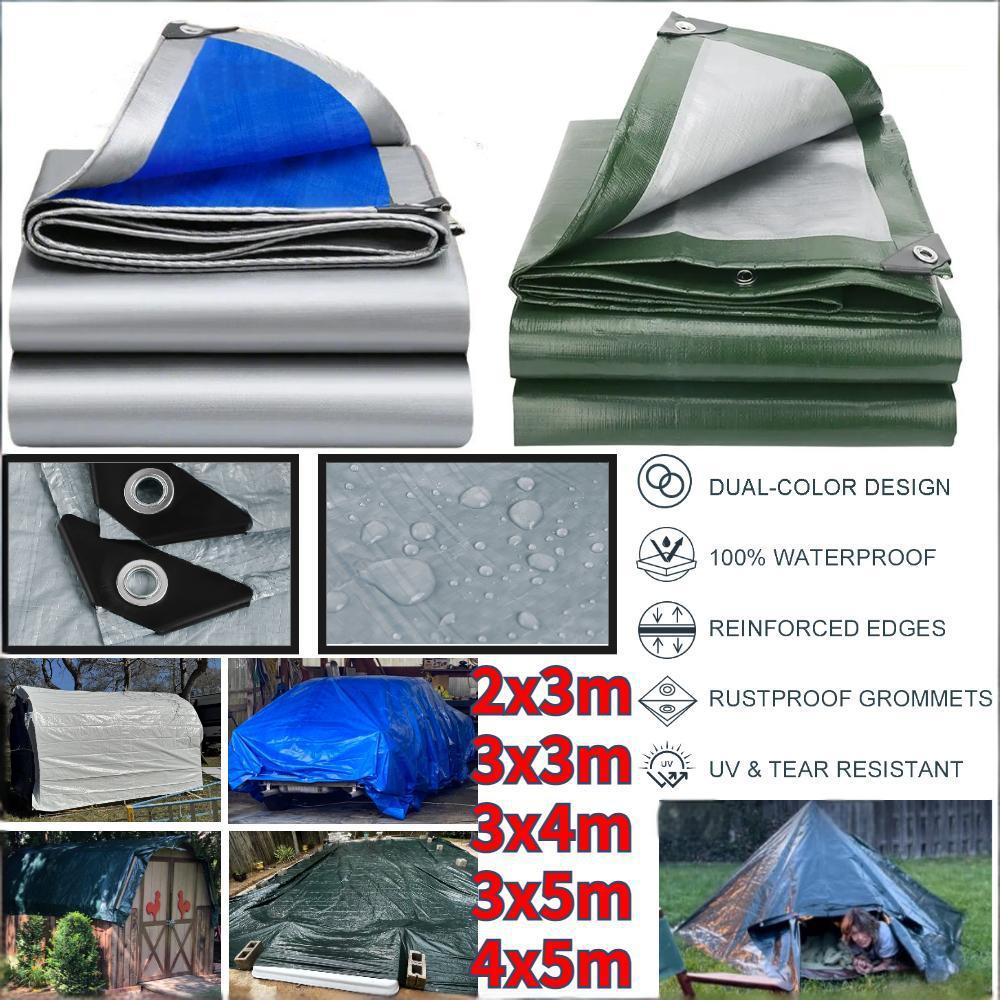PE Tarp Waterproof Large Sheet - Outdoor Furniture Sunbrella review and price