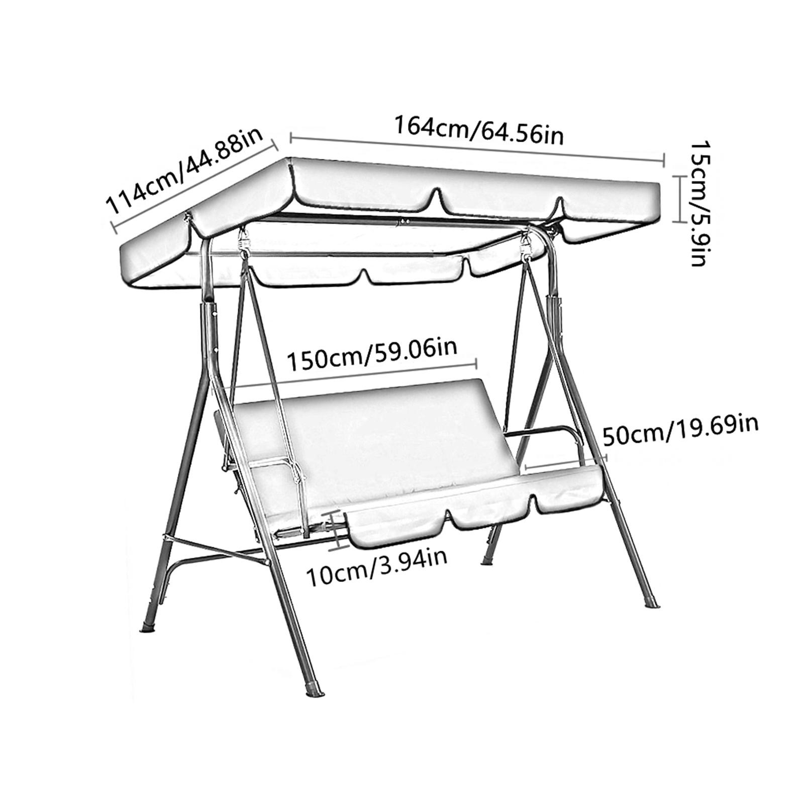 Patio Swing Canopy Rainproof w - Outdoor Furniture Sunbrella review and price