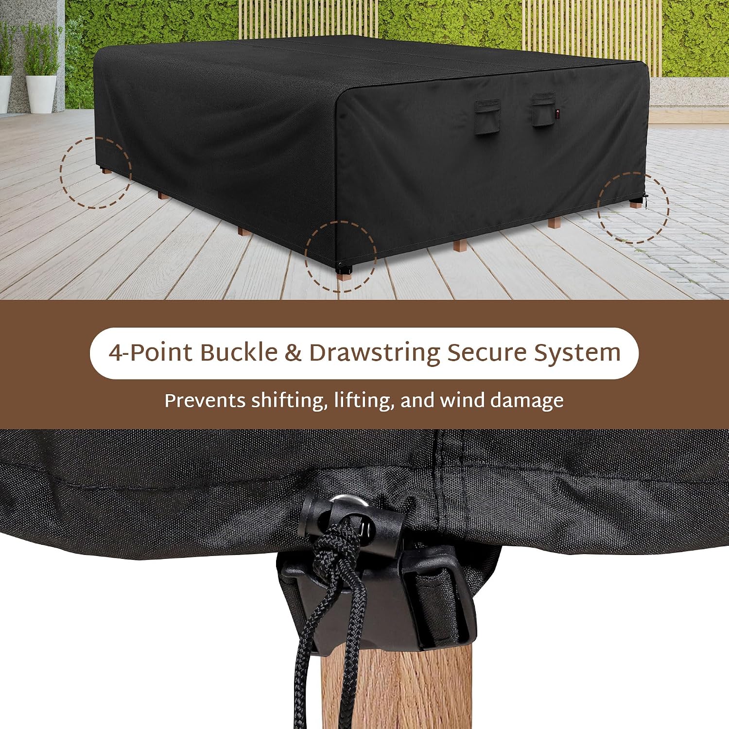 Rectangular 600D Heavy-Duty Ou - Outdoor Furniture Cover Waterproof review and price