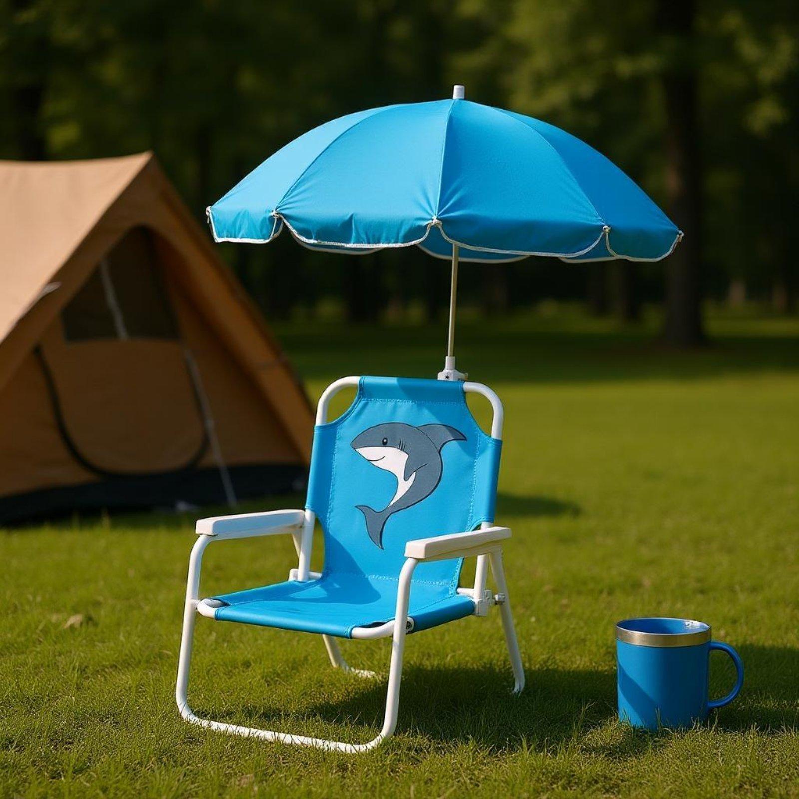 Kids Beach Chair with Umbrella - Outdoor Furniture Sunbrella review and price