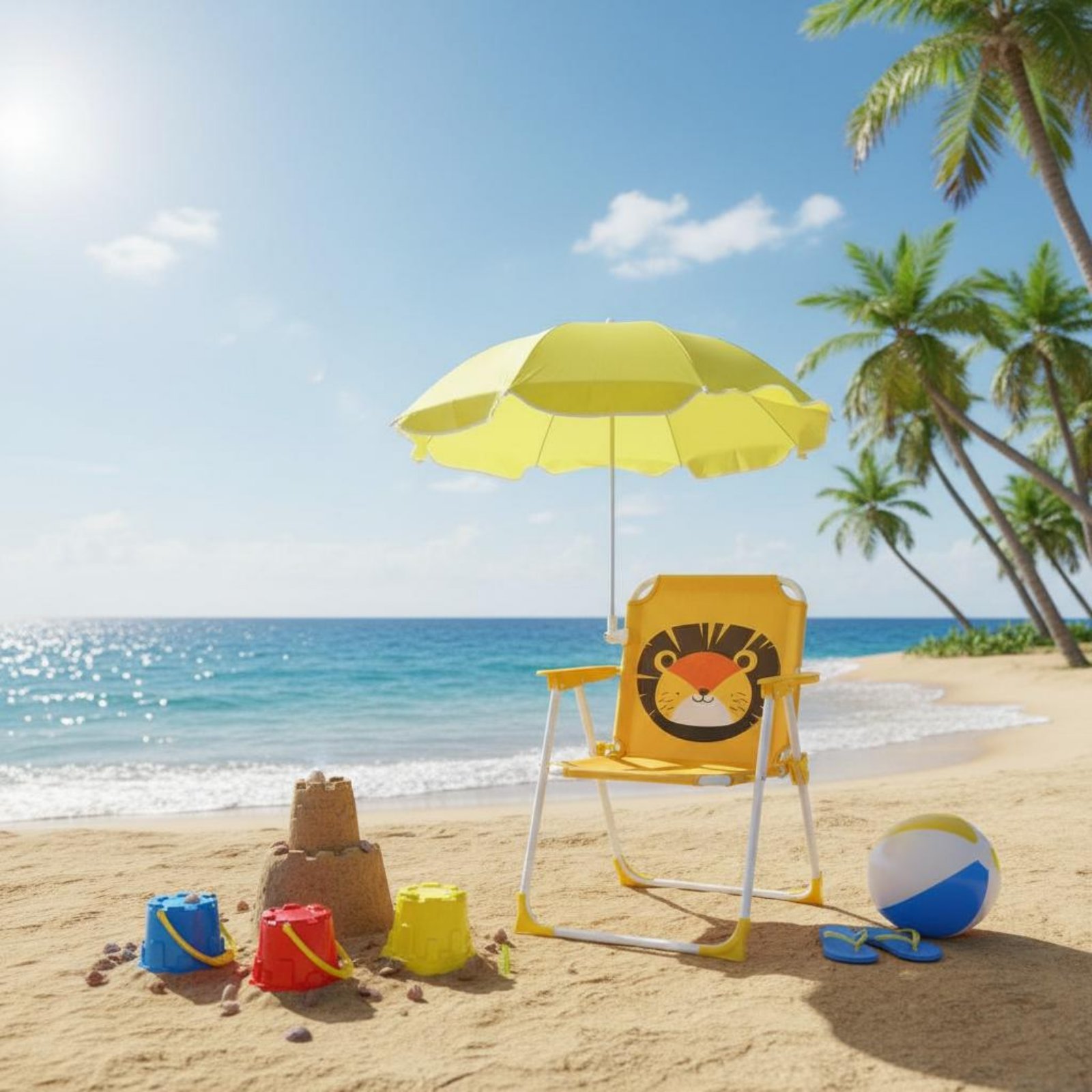 Kids Beach Chair with Umbrella - Outdoor Furniture Sunbrella review and price