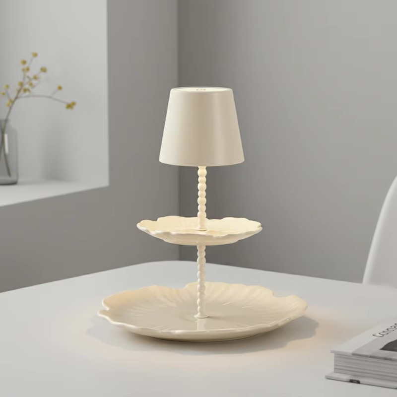 lat Panel Table Lamp Cream Whi - Outdoor Furniture Designer review and price