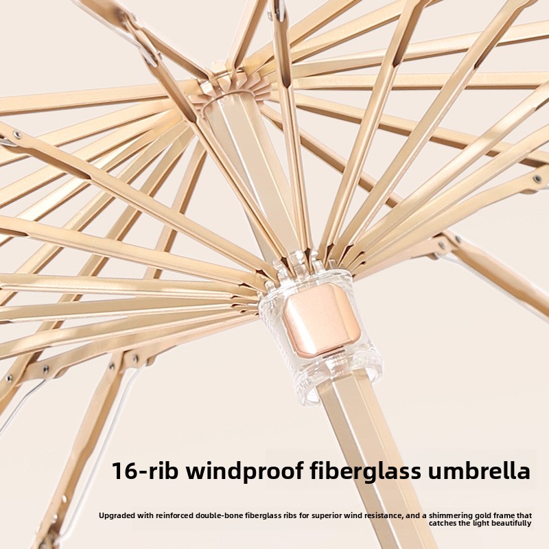 Vintage 16 Ribs Umbrella Large - Parasol Umbrella Large review and price