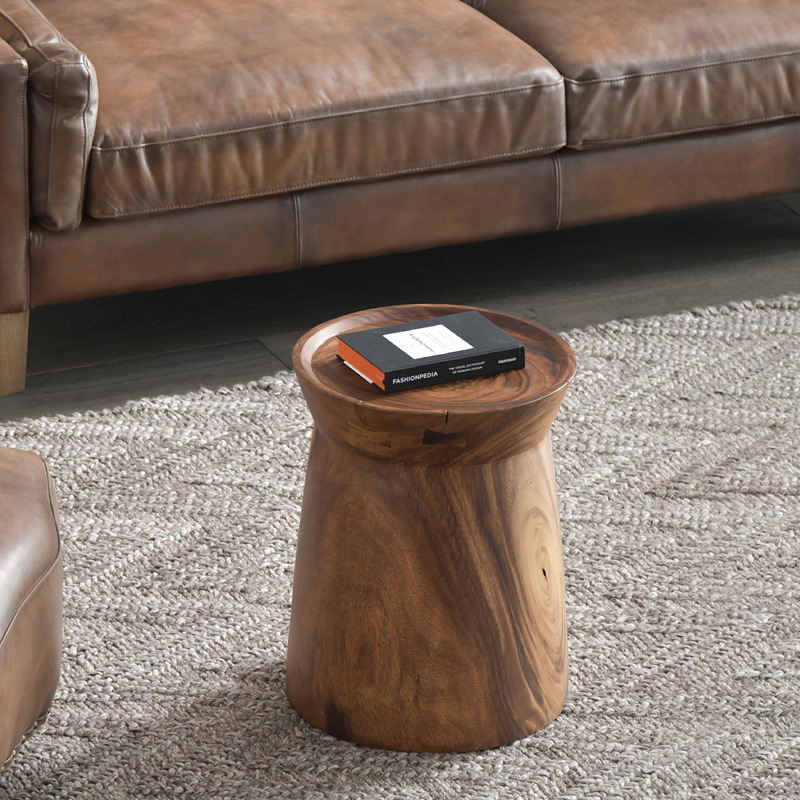 Log pier walnut outdoor bed an - Outdoor Furniture Exhibition review and price