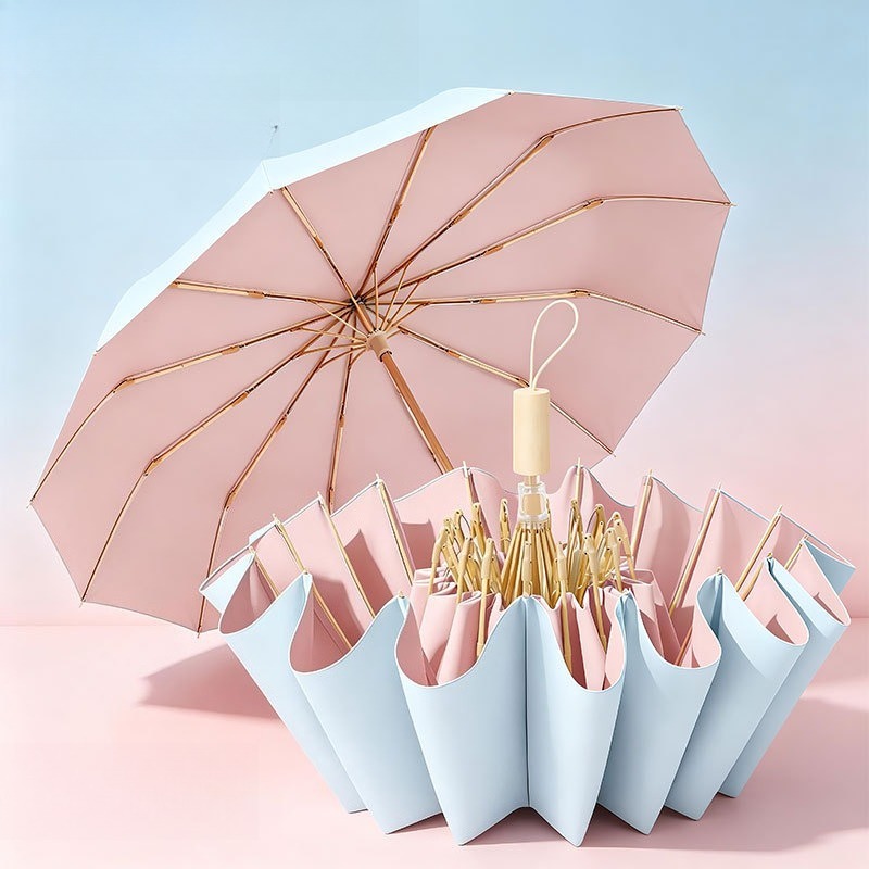 Color Coated Umbrella Thick Wi - Parasol Umbrella Large review and price