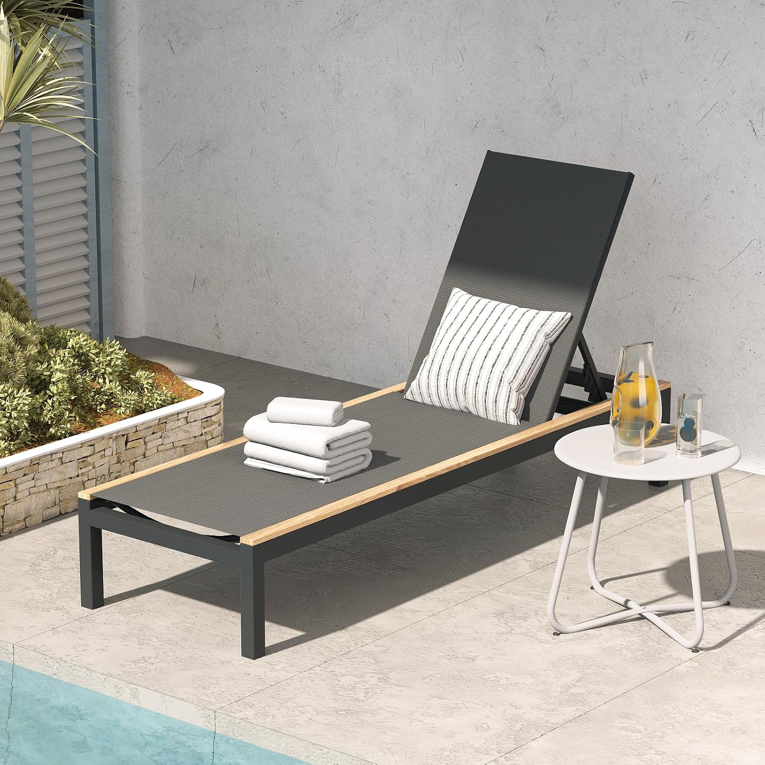 Extra-Long Mesh Sling Lounge C - Outdoor Furniture Quick Dry review and price