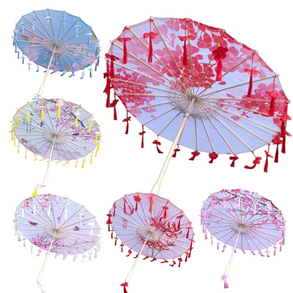 Chinese Japanese Art Silk Para - Parasol Umbrella Large review and price