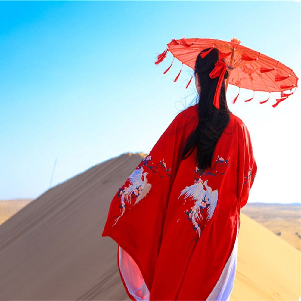 Chinese Japanese Art Silk Para - Parasol Umbrella Large review and price